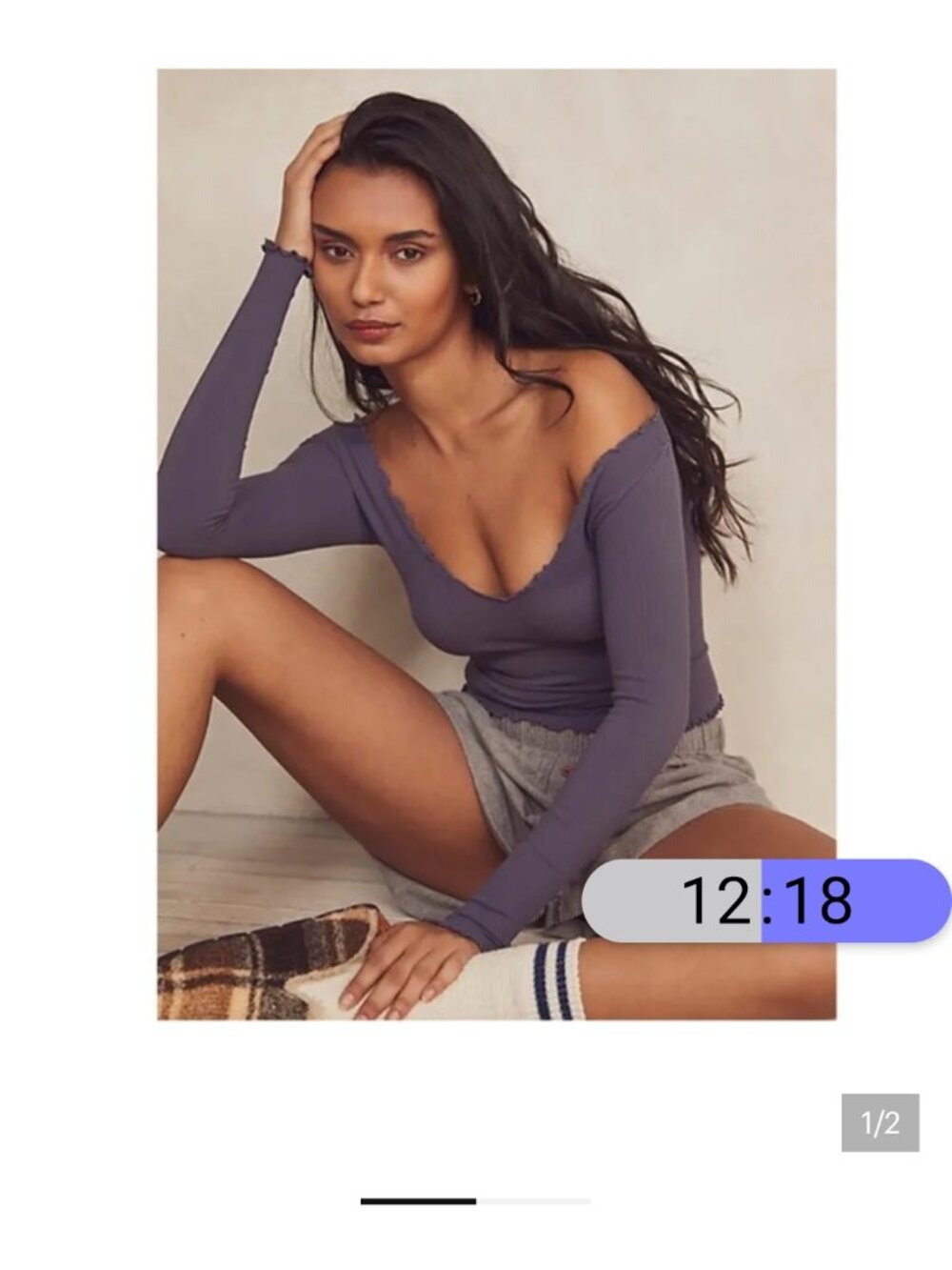 Free People Easy to Love Seamless Long Sleeve